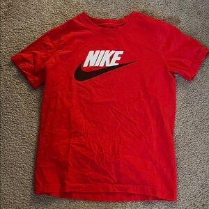 Nike Kids Red Short Sleeve Tee